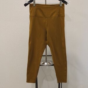 Girlfriend Collective Mustard Leggings Size M